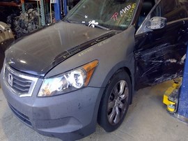 2008 HONDA ACCORD, BLACK, EX-L, 2.4, AT,A25145